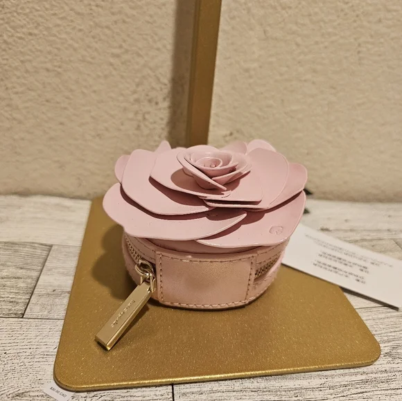 Kate Spade Pink Rose Coin Charm
